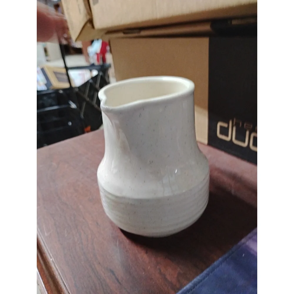 Andre Ponche Delightful Pitcher‎ Creamer Decostone Made in USA Vintage